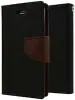 AmericHome Infinix Smart 5, Model X657, X657C Brown Artificial Leather, Rubber, Cloth Grip Case Flip Cover