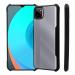 MONKISH Oppo Realme C11 Black Plastic Eagle Shockproof Transparent Case Cover|Mobile Cover|Mobile case|Flip cover
