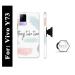 Mobi Elite Positive Quote Printed Back Cover with Mobile Holder, Pop socket for Vivo Y73