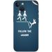 GADGETSWRAP Printed Vinyl Skin Sticker for iPhone 15 Plus - follow the leader