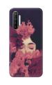 Tweakymod Printed Shy Girl Back Cover For Realme XT, Realme X2