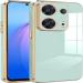 ERIT Ultra Thin Premium TPU Bumper Shockproof Soft Cover Electroplating 6D Design Silicone Skin Slim Case Back Cover Anti-Shock | Anti-Yellow for Oppo Reno 8 Pro (Mint)