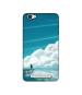 Casotec Clouds Pattern Print Design Printed Silicon Soft TPU Back Case Cover for Relince LYF Flame 1