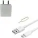Badger Wall Charger Accessory Combo for Infinix Hot 11 2022 Fast Charger like Original Adapter Cable (White)