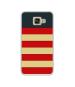 Casotec Multicolor Lines Design Printed Silicon Soft TPU Back Case Cover for Samsung Galaxy A5 (2016)