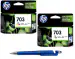 HP 703 Tri-color Original Ink Advantage Cartridges (Pack of 2) With ITGLOBAL 3in1 Multi-Function Pen