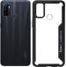 CarryWrap Back Cover for Oppo A53 (Black, Transparent, Hard Case)