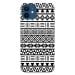Mobiera Aztec Print Black & White Design Printed Back Cover Case For Iphone 12