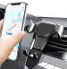 Tech Gear Gravity Car Phone Mount, Auto Lock Air Vent Mobile Phone Holder, Hands Free Cell Phone Mount Cradle with Upgraded Hook Clip, Universal for All Smartphones