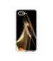 Casotec Gold Smoke Design Printed Silicon Soft TPU Back Case Cover for Gionee F205