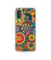 Casotec Ring Pattern Print Design Printed Silicon Soft TPU Back Case Cover for Motorola Moto E40