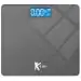 K-life WS-101 Electronic Digital Weight Check machine For Human Body 180kg Capacity Weighing Scale (Grey)