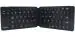 Portronics Por-973 Chicklet Wireless Rechargeable Foldable Multi-Device Keyboard, Black