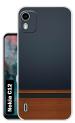Snazzy Multicolor Silicon Shock Proof Back Cover for Nokia C12