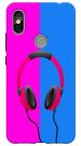 MobiEra Redmi Y2 Multicolor Simple Headphone Design Plastic Hard Case Cover