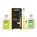 Perfora Electric Toothbrush-002 & Mouthwash | Sonic & Automatic Smart Power Toothbrush For Dental Hygiene | Alcohol-Free Anti Plaque Mouth Wash For Freshness | Set of 3 | Sunshine Yellow | Lemon Mint & Thyme Mint