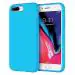 LIRAMARK Liquid Silicone Soft Back Cover Case for Apple iPhone 7 Plus / 8 Plus (Sky Blue)