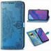 ClickCase Royal Mandala Design Faux Leather Magnetic Card Holder Wallet Kickstand Case Flip Cover For Lenovo Zuk Z2 Plus (Blue)