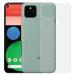 Kite Digital Google Pixel 5 Back Screen Protective Film Carbon Fiber Skin Transparent Screen Guard Sticker (Pack of 3)
