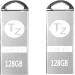 T ZED 128GB Pendrive USB 3.0 (Combo Pack of 2pc) 128 GB Pen Drive (Silver)