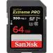 SanDisk Extreme PRO 64GB SDXC Memory Card up to 300MB/s, UHS-II, Class 10, U3, V90 for 8K Video