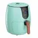 SMARTSOLARA Mint Green Plastic Digital Air Fryer with 6 Pre Set Modes 3.5L, Large