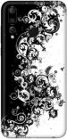 aadia Huawei Nova 4 Black and White Matte Vinyl Textures Printed Mobile Skin Sticker with Scratch Resistant Lamination