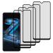 Kite Digital [Pack of 4] Vivo Iqoo Z6 Pro 5G/ Z6 44W Matte Finish [Black] Tempered Glass Screen Protector with Edge to Edge Coverage - Easy Installation Kit