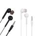 HITAGE COMBO EARPHONE HB-14 WIRED STEREO HEADSET ,IN EAR EARPHONE (PACK OF 2,BLK/WHT)