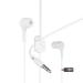 Ubon White UB 770 Universal In Ear Wired Deep Bass Earphone With Mic