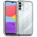 COVERBLACK Rubber silicone Back Cover for SAMSUNG Galaxy A35 5G - Transparent