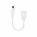ERD UC-12 USB A to Micro USB OTG Cable for Data Syncing Male-Female Adapter Compatible with All Micro USB Supported Mobile Smartphone and Other Devices (5 Inches) White