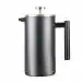 Instacuppa French Press Coffee Maker 304 Grade Stainless Steel Metal Build 1000 ml, Black