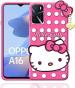 Aviaaz Oppo A16 Hello Kitty Pink Silicon Back Cover