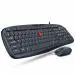 iBall Wintop Soft Key Keyboard and Optical Mouse Combo with Water Resistant Design I Ergonomic & Comfortable Design I Water Resistance I Connectivity-USB Black