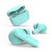 pTron Bassbuds Duo TWS Earbuds with Clear Calls, Immersive Stereo Audio & 32H Playtime (Mint Green)