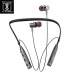 Jedi Platino-CG9 40 Hours Playing Time with Fast Charging Bluetooth Neckband Earphone with Mic Headset, Chrome Grey
