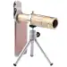 Drumstone Universal Zoom Mobile Phone 20x Telephoto Optical Telescope Camera Lens with Clips and Stand for All Smartphones