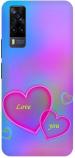 GOLDALPHA Purple Plastic Back Cover For Vivo Y31