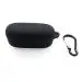 Kolorcase Boat Airdopes 121 and 121V2 Black Silicone Case Cover with Hook