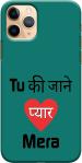 CustomEra Apple iPhone 11 Pro Multicolour Pyar Mera Quote Polycarbonate Hard Case Back Cover