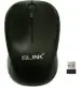 GLink GMW-04 Wireless Mouse, 2.4 GHz with USB Nano Receiver, Optical Tracking, - Black