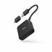 Hama USB Hub, Multiport USB Hub with Transmission Speed up to 5GBPS, USB 3.2 Gen1, USB Hub with USB C Adapter, 4 in 1 USB Hub for Office/Home - Black