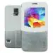 Heartly Samsung Galaxy S5 Faux Leather Grey Case Cover