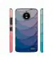 Casotec Waves Pattern Print Design 3D Printed Hard Back Case Cover for Motorola Moto E4