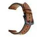 LIDDU Leather Smart Watch Strap for Noise HRX Bounce, ColorFit Pro 3 Assist, Caliber and Nav (Brown)