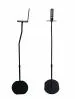 MYL Adjustable Height Satellite Speaker Stand for Home Theatre Speakers (Black)
