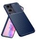 Golden Sand for Oppo Reno 7 Pro 5G [Not for Oppo Reno 7 5G] Back Cover Drop Tested Shock Proof Slim Armor Aramid Carbon Fibre Rugged TPU Case for Oppo Reno 7 Pro 5G, Blue