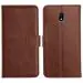 Orosky Samsung J7 Pro Flip Back Cover, Full Body Protection Wallet Style Magnetic Closure Leather Flip Cover Case for Samsung Galaxy J7 Pro (Brown)