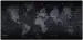 Wolblix World Map Large Extended Mouse Pad with Non-Slip Rubber Base, Stitched Edge Mouse Mat for Laptop, Computer & Desk - 70 x 30 CM